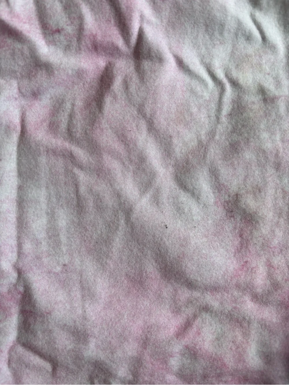 CHANEL Pink Tie-Dye Short Sleeve Logo Tee L